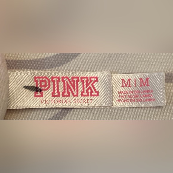 PINK Victoria’s Secret Colorful Print Style Lace Bandeau Size Medium - Picture 6 of 7